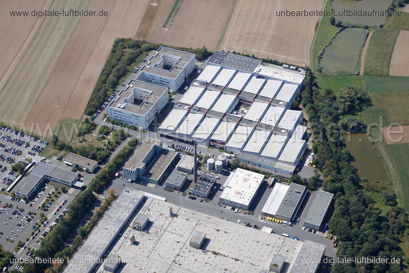 Luftaufnahme Fabrik in Erlangen | Mittelfranken, Bayern