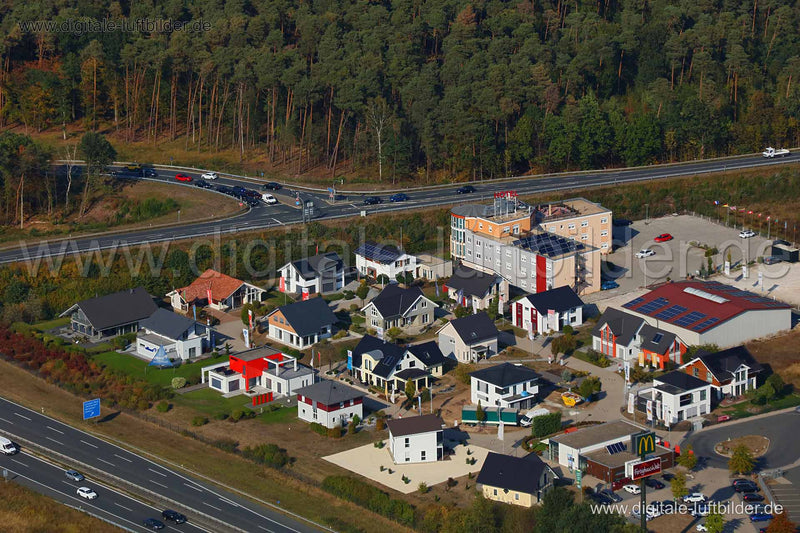 Luftaufnahme FertighausWelt Nürnberg in Erlangen | Mittelfranken, Bayern