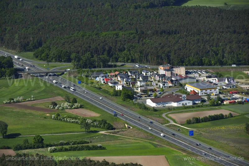 Luftaufnahme FertighausWelt Nürnberg in Erlangen | Mittelfranken, Bayern