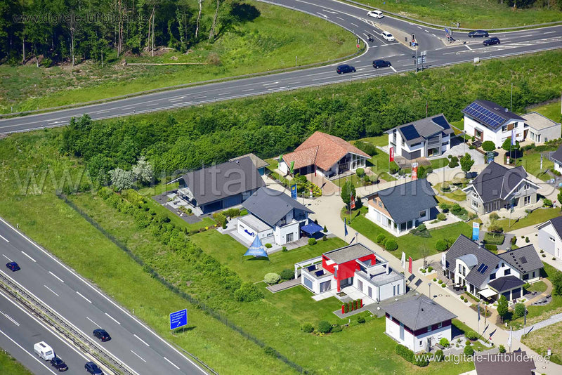 Luftaufnahme FertighausWelt Nürnberg in Erlangen | Mittelfranken, Bayern