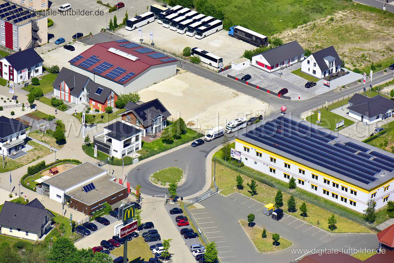Luftaufnahme FertighausWelt Nürnberg in Erlangen | Mittelfranken, Bayern