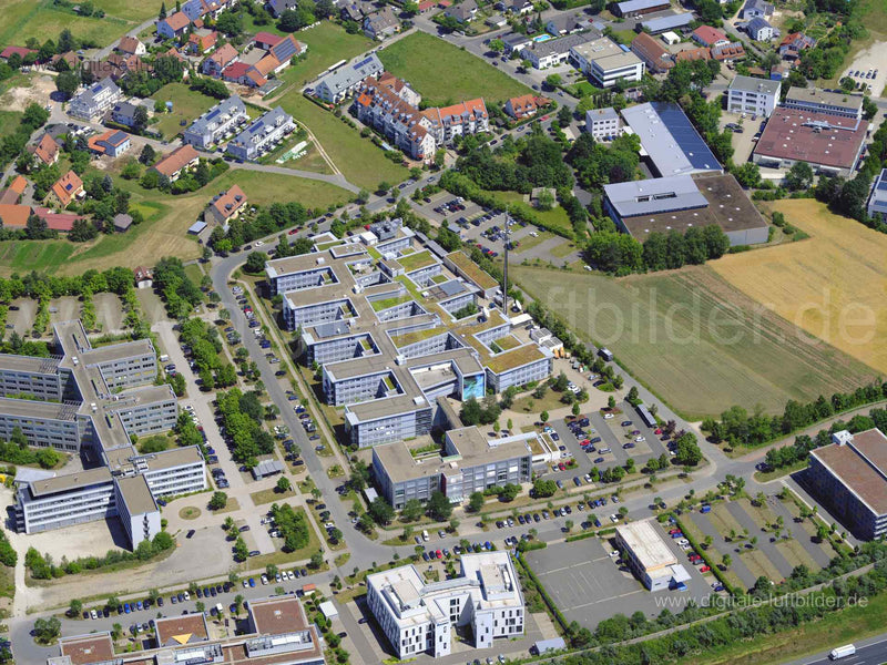 Luftaufnahme Fraunhofer Institut für integrierte Schaltungen (IIS) in Erlangen | Mittelfranken, Bayern