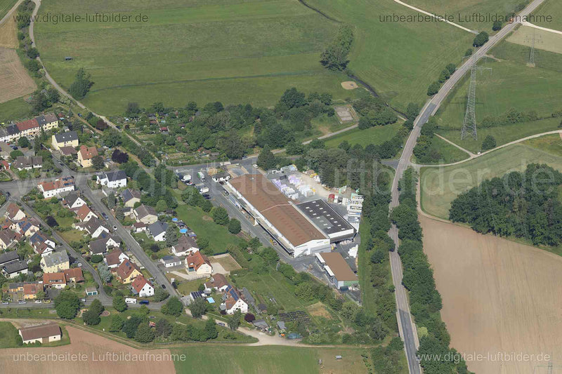 Luftaufnahme Fritz Baustoffe GmbH & Co. KG in Erlangen | Mittelfranken, Bayern