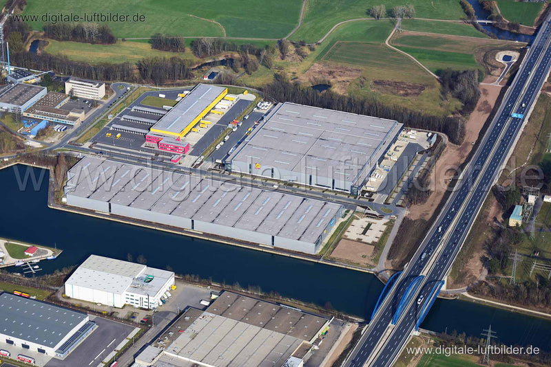 Luftaufnahme Gewerbegebiet Zeppelinstraße in Erlangen | Mittelfranken, Bayern