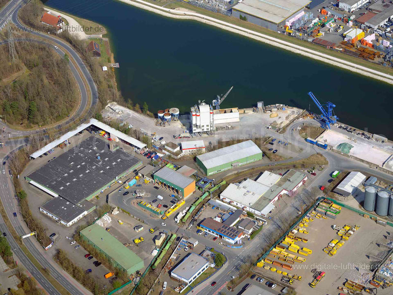 Luftaufnahme Hafen Erlangen in Erlangen | Mittelfranken, Bayern