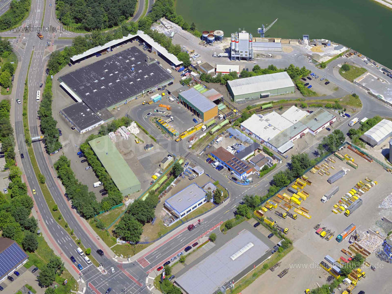 Luftaufnahme Hafen Erlangen in Erlangen | Mittelfranken, Bayern