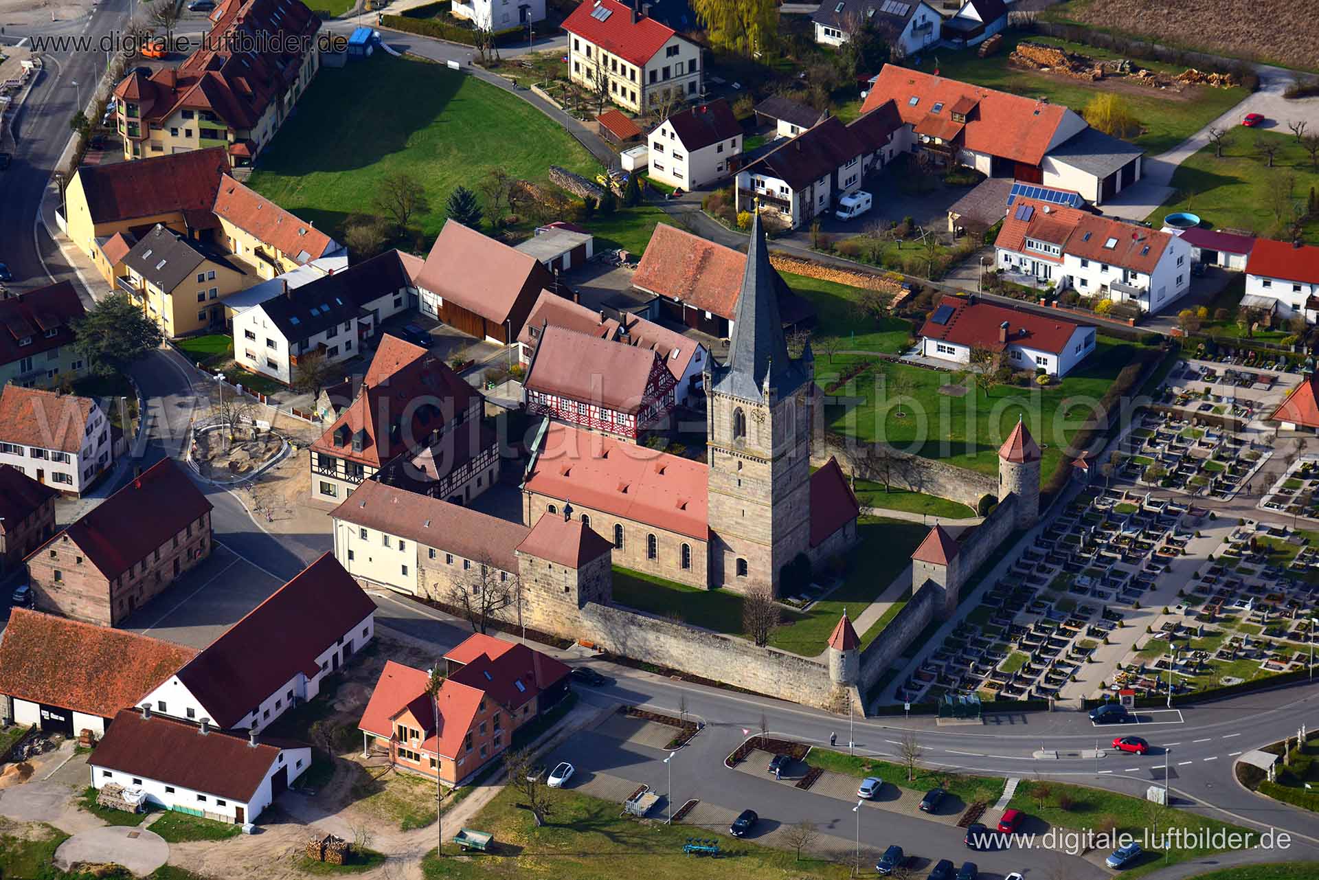 Luftaufnahme Heßdorf in Erlangen | Mittelfranken, Bayern