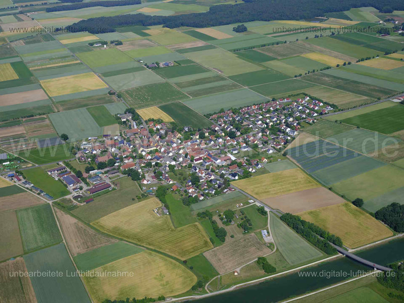 Luftaufnahme Hüttendorf in Erlangen | Mittelfranken, Bayern