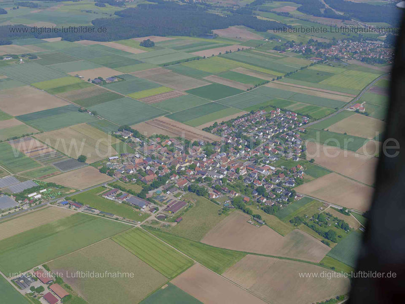 Luftaufnahme Hüttendorf in Erlangen | Mittelfranken, Bayern