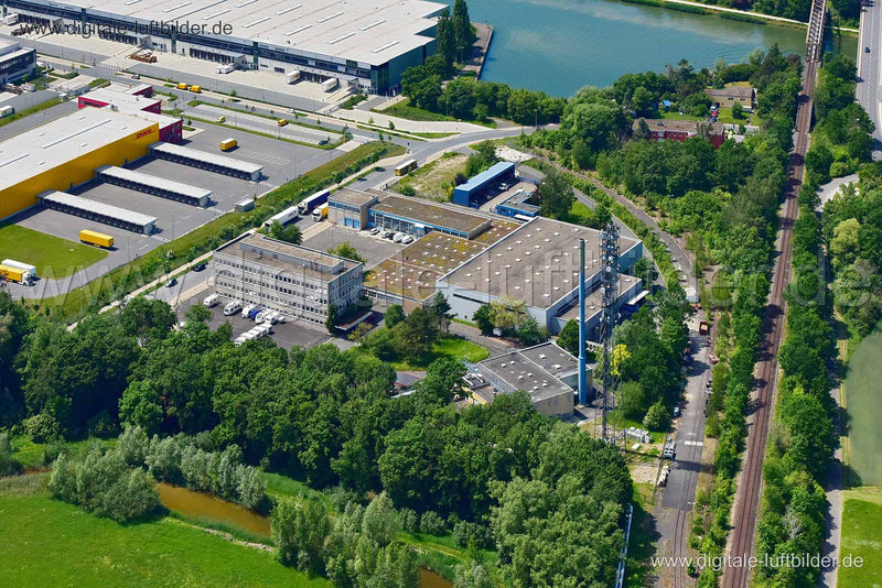 Luftaufnahme Industriepark Frauenaurach in Erlangen | Mittelfranken, Bayern