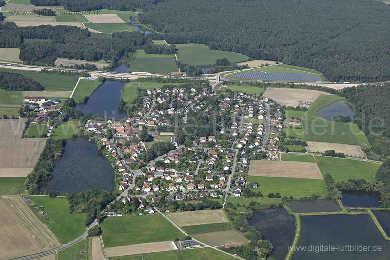 Luftaufnahme Kosbach in Erlangen | Mittelfranken, Bayern