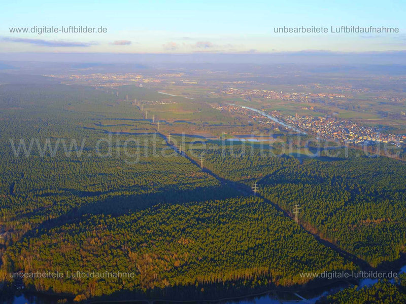 Luftaufnahme Main-Donau-Kanal bei Erlangen in Erlangen | Mittelfranken, Bayern