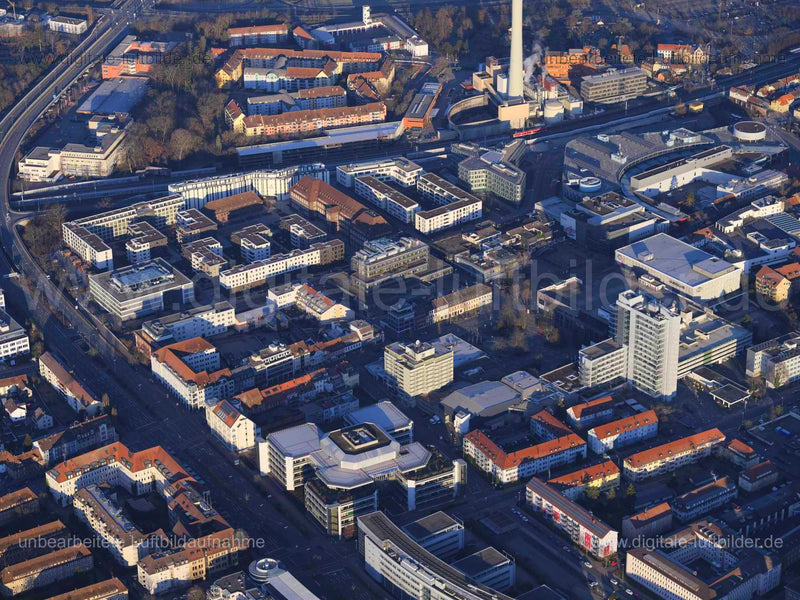 Luftaufnahme Neuer Markt Erlangen in Erlangen | Mittelfranken, Bayern