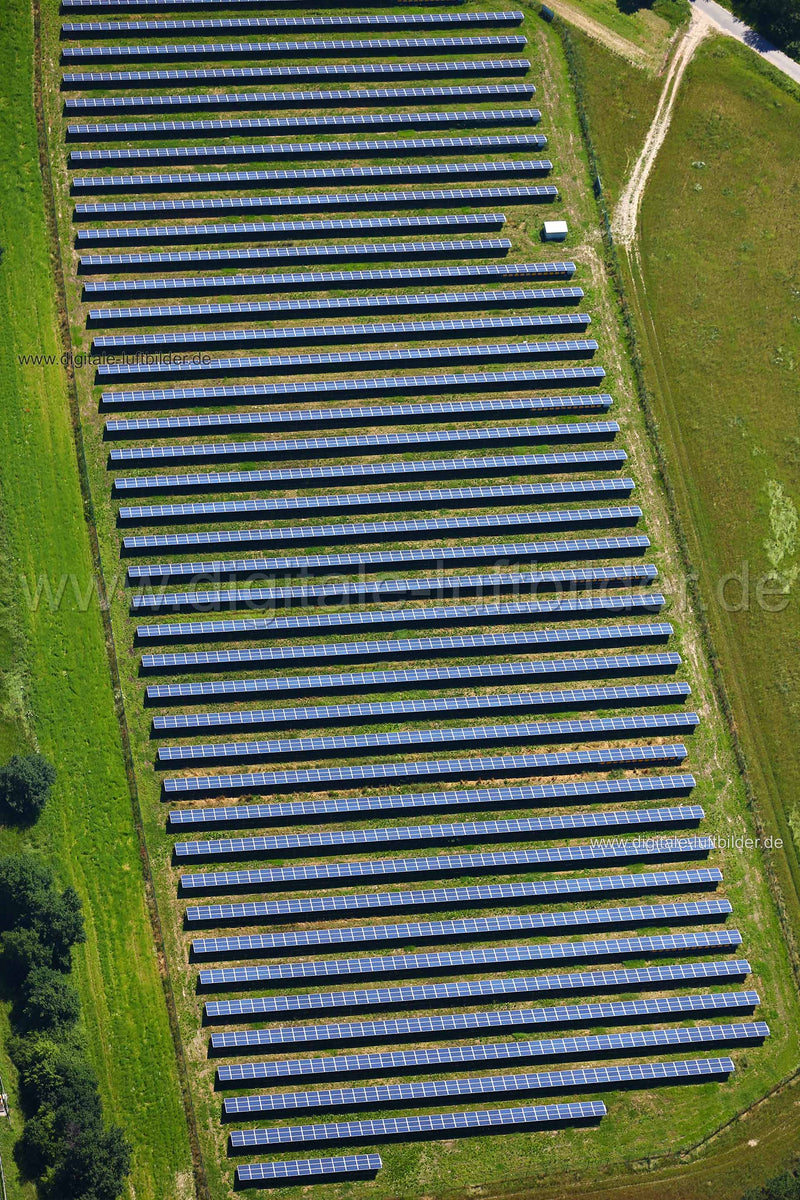 Luftaufnahme Photovoltaik in Erlangen | Mittelfranken, Bayern