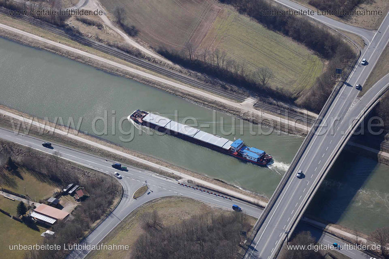 Luftaufnahme Schiff in Erlangen | Mittelfranken, Bayern