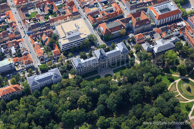 Luftaufnahme Schlossgarten in Erlangen | Mittelfranken, Bayern
