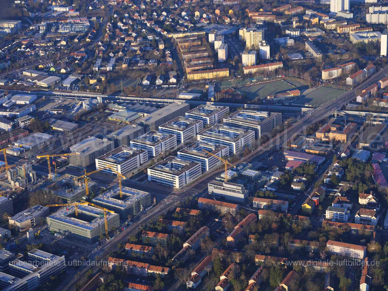 Luftaufnahme Siemens Campus in Erlangen | Mittelfranken, Bayern