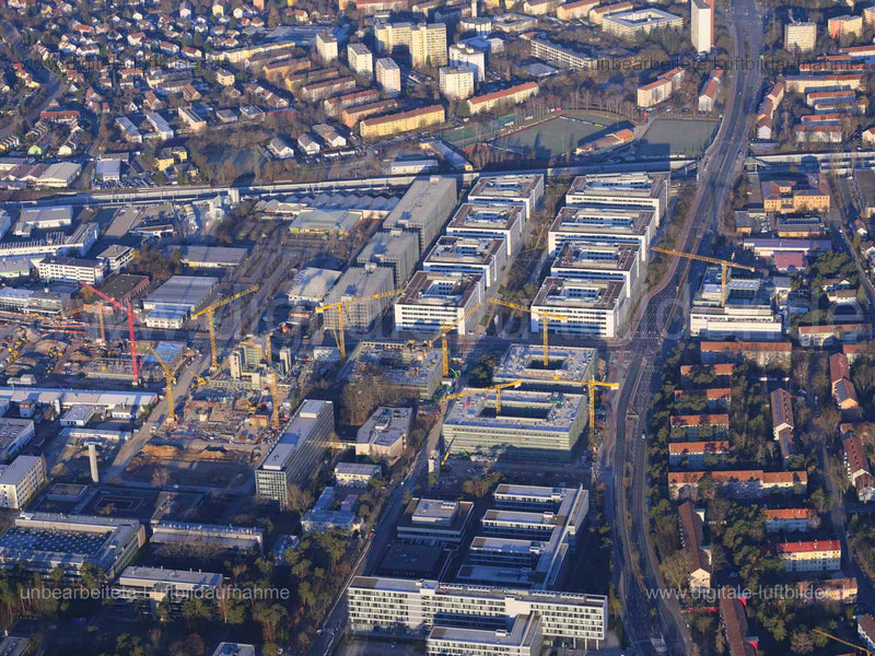 Luftaufnahme Siemens Campus in Erlangen | Mittelfranken, Bayern