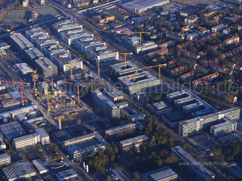 Luftaufnahme Siemens Campus in Erlangen | Mittelfranken, Bayern