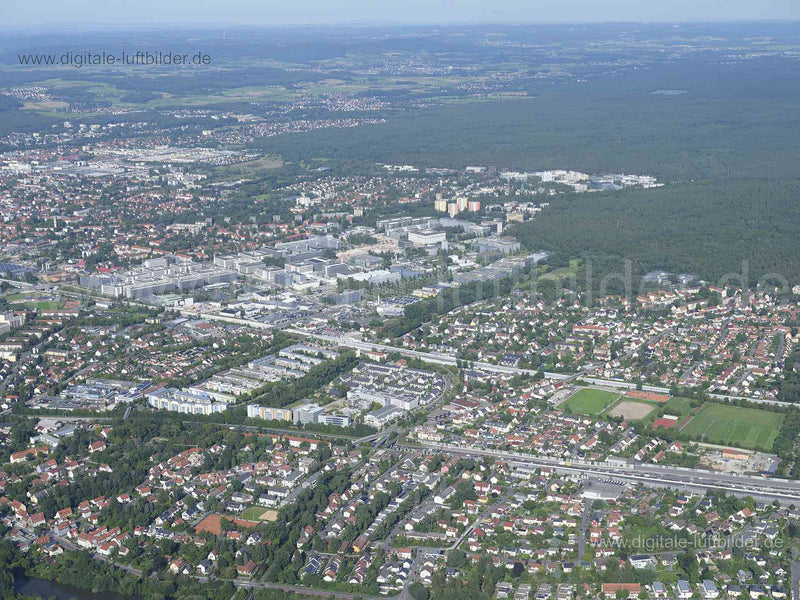 Luftaufnahme Siemens Campus in Erlangen | Mittelfranken, Bayern