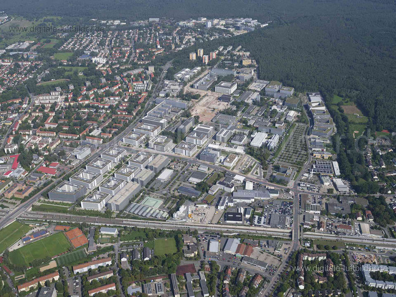 Luftaufnahme Siemens Campus in Erlangen | Mittelfranken, Bayern