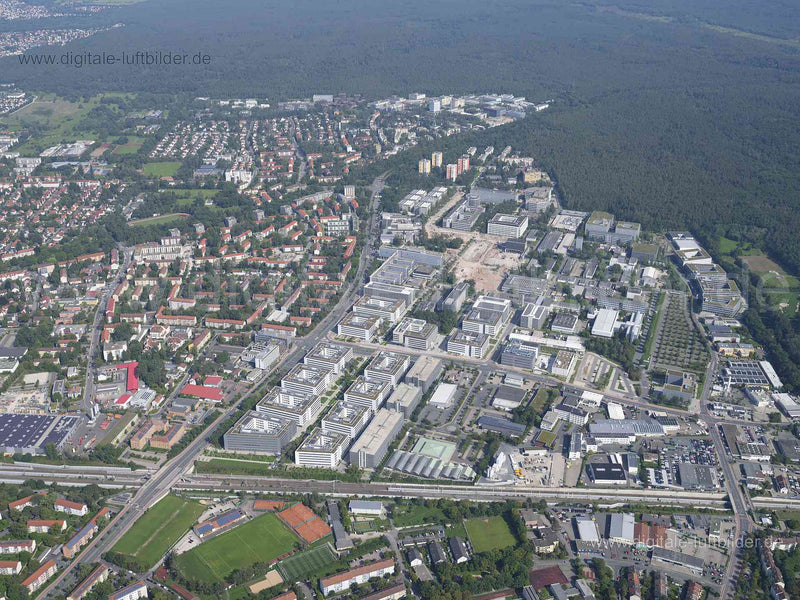 Luftaufnahme Siemens Campus in Erlangen | Mittelfranken, Bayern