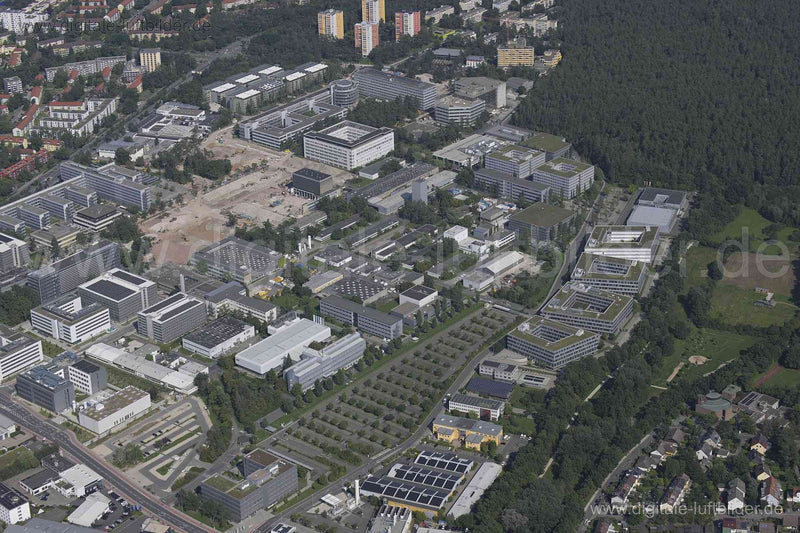 Luftaufnahme Siemens Campus in Erlangen | Mittelfranken, Bayern