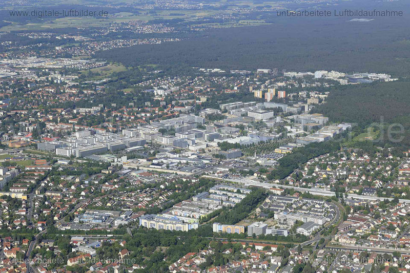 Luftaufnahme Siemens Campus Erlangen in Erlangen | Mittelfranken, Bayern