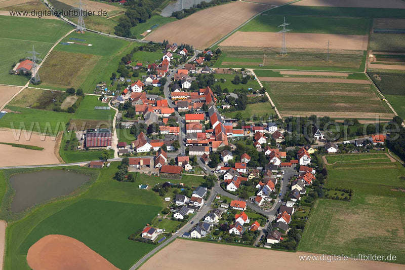 Luftaufnahme Steudach in Erlangen | Mittelfranken, Bayern