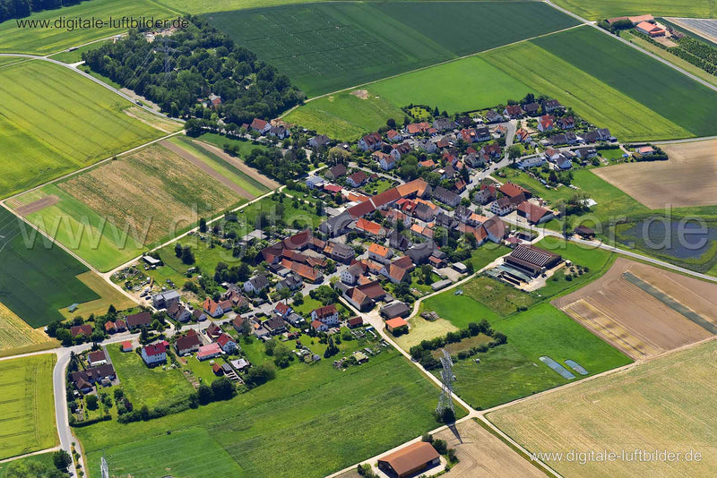 Luftaufnahme Steudach in Erlangen | Mittelfranken, Bayern