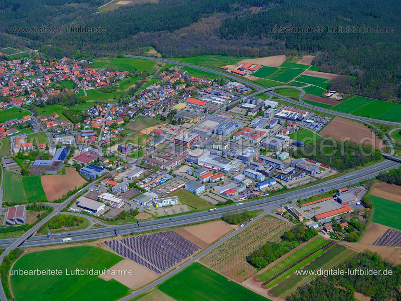 Luftaufnahme Autobahnmeisterei in Erlangen | Mittelfranken, Bayern