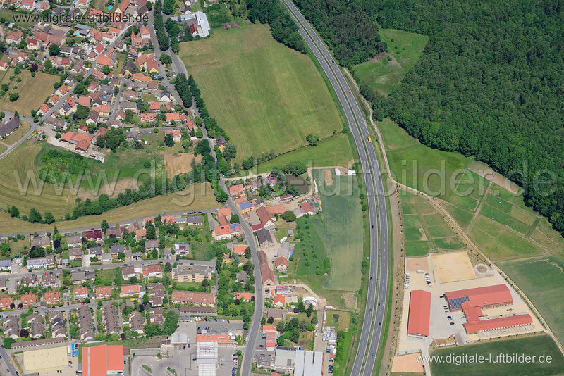 Luftaufnahme Tennenlohe in Erlangen | Mittelfranken, Bayern