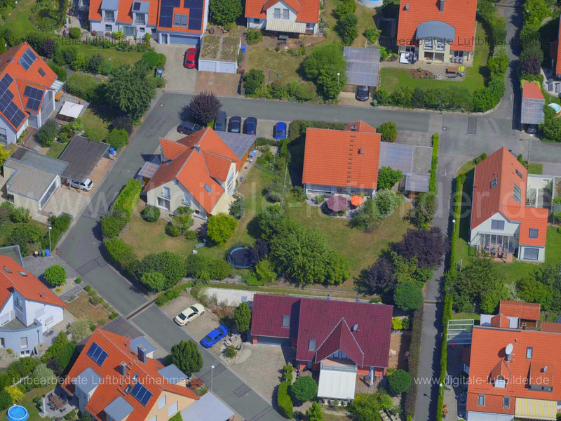 Luftaufnahme Wohngebiet in Erlangen | Mittelfranken, Bayern
