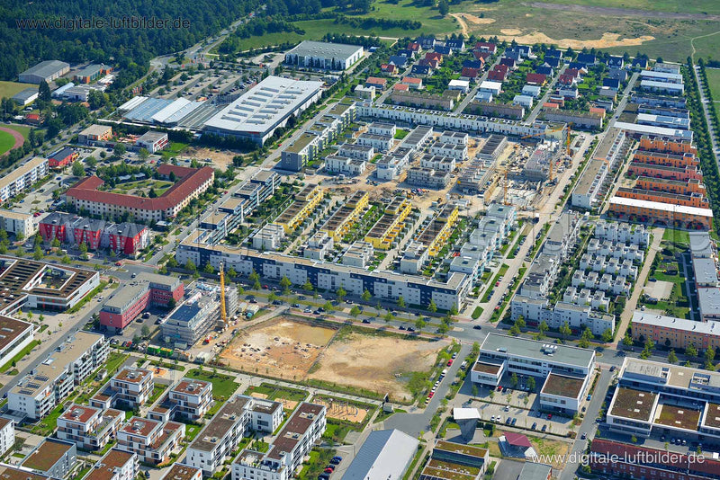 Luftaufnahme Zentrum in Erlangen | Mittelfranken, Bayern
