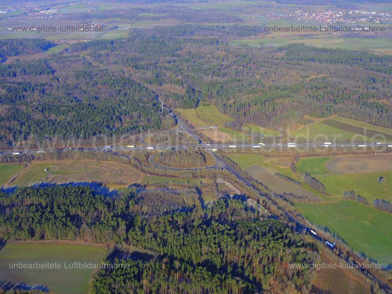 Luftaufnahme Feuchtwangen Nord in Feuchtwangen | Mittelfranken, Bayern