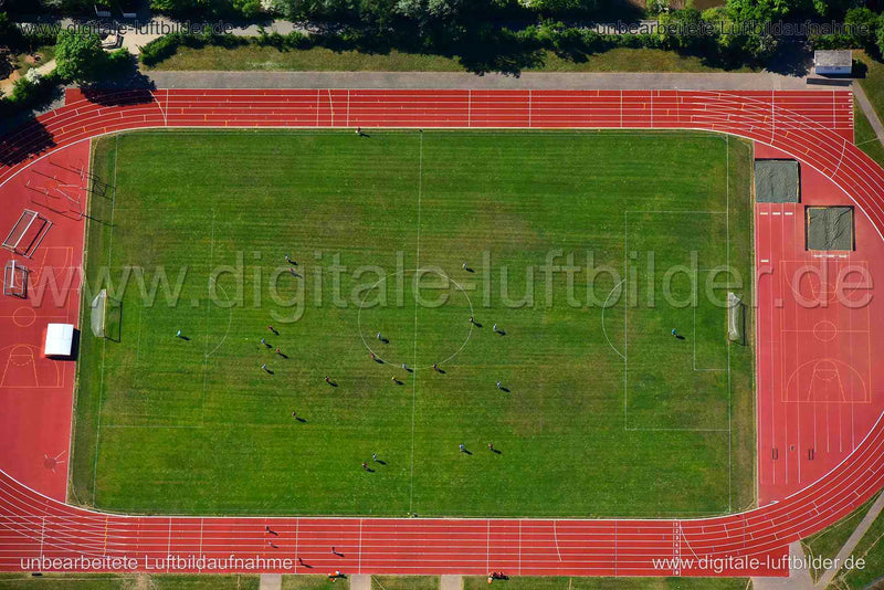 Luftaufnahme Sportinsel in Forchheim | Oberfranken, Bayern