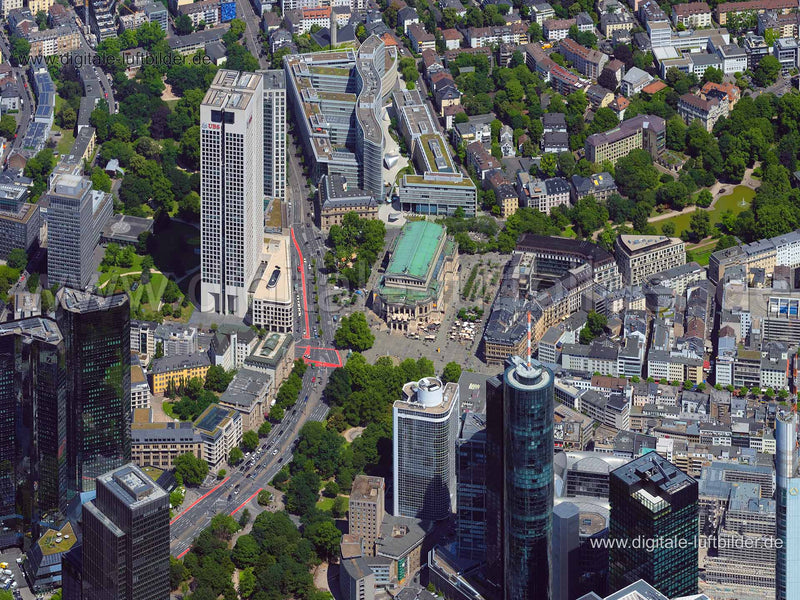 Luftaufnahme Alte Oper in Frankfurt am Main | Darmstadt, Hessen