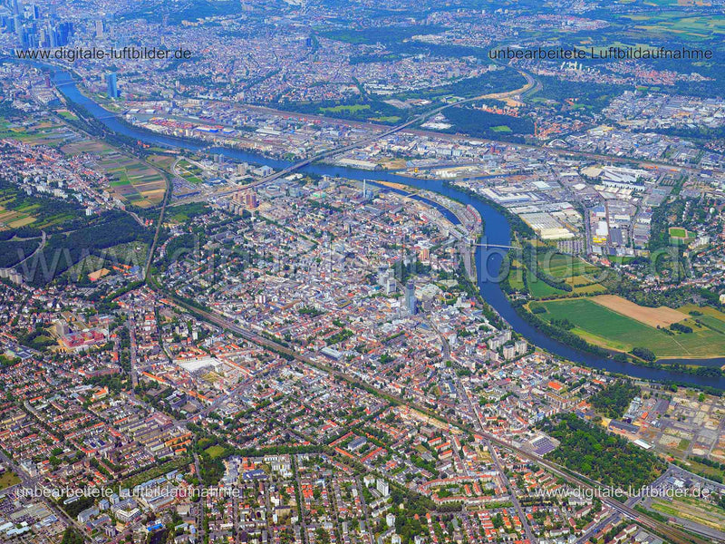 Luftaufnahme Frankfurt am Main in Frankfurt am Main | Darmstadt, Hessen