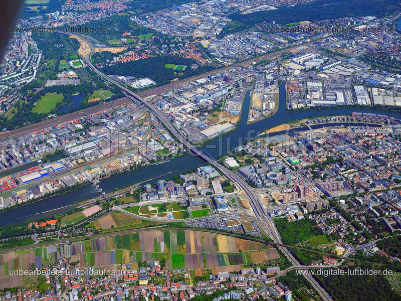 Luftaufnahme Frankfurt am Main in Frankfurt am Main | Darmstadt, Hessen