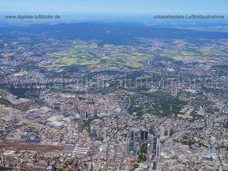 Luftaufnahme Frankfurt am Main in Frankfurt am Main | Darmstadt, Hessen
