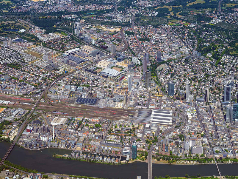 Luftaufnahme Frankfurt am Main in Frankfurt am Main | Darmstadt, Hessen