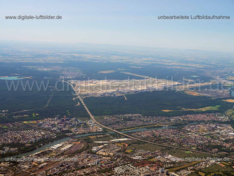 Luftaufnahme Frankfurt am Main in Frankfurt am Main | Darmstadt, Hessen