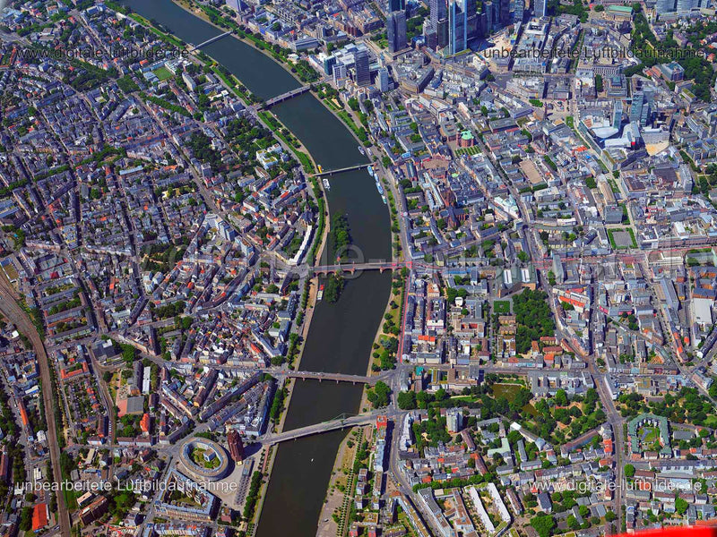 Luftaufnahme Frankfurt am Main in Frankfurt am Main | Darmstadt, Hessen