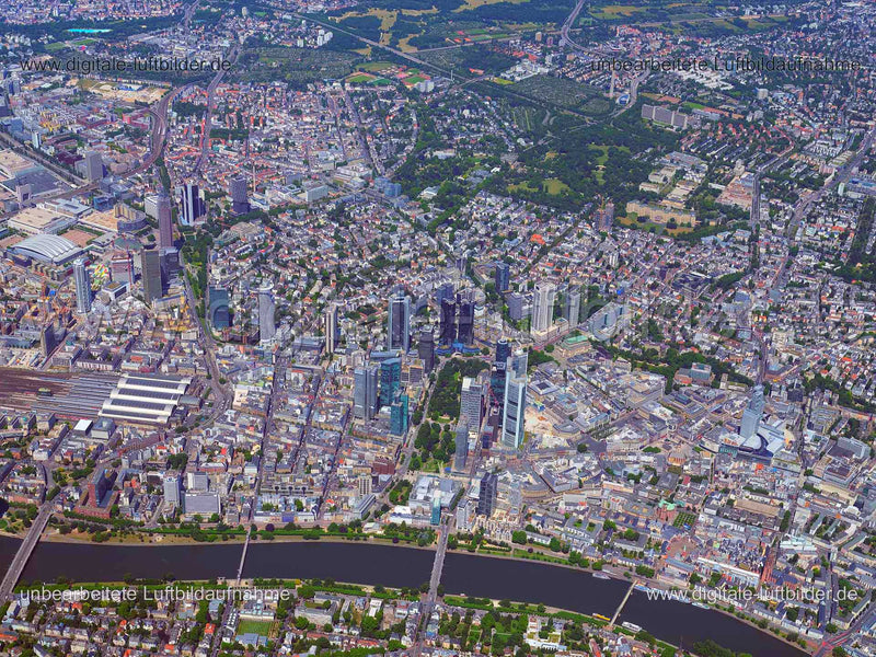 Luftaufnahme Frankfurt am Main in Frankfurt am Main | Darmstadt, Hessen