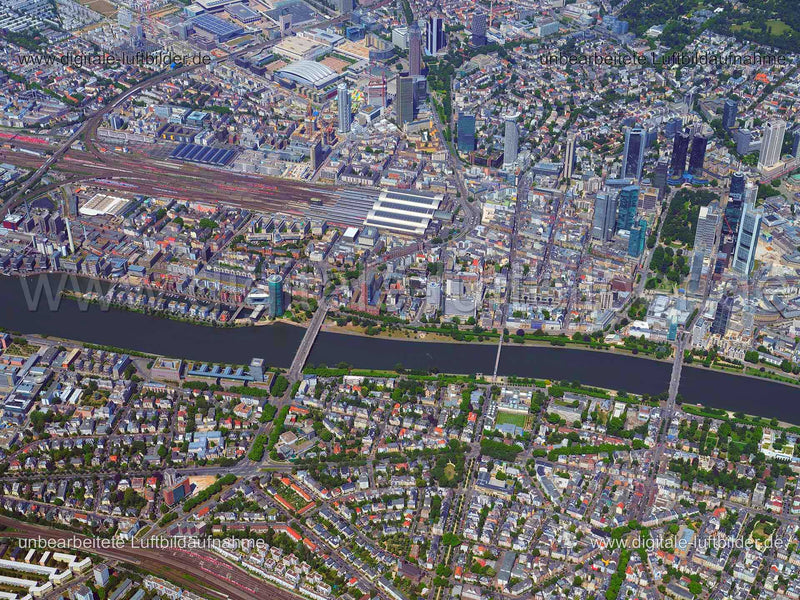 Luftaufnahme Frankfurt am Main in Frankfurt am Main | Darmstadt, Hessen