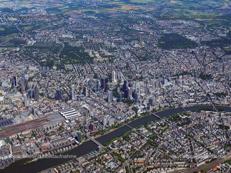 Luftaufnahme Frankfurt am Main in Frankfurt am Main | Darmstadt, Hessen