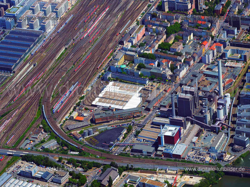 Luftaufnahme Frankfurt am Main in Frankfurt am Main | Darmstadt, Hessen