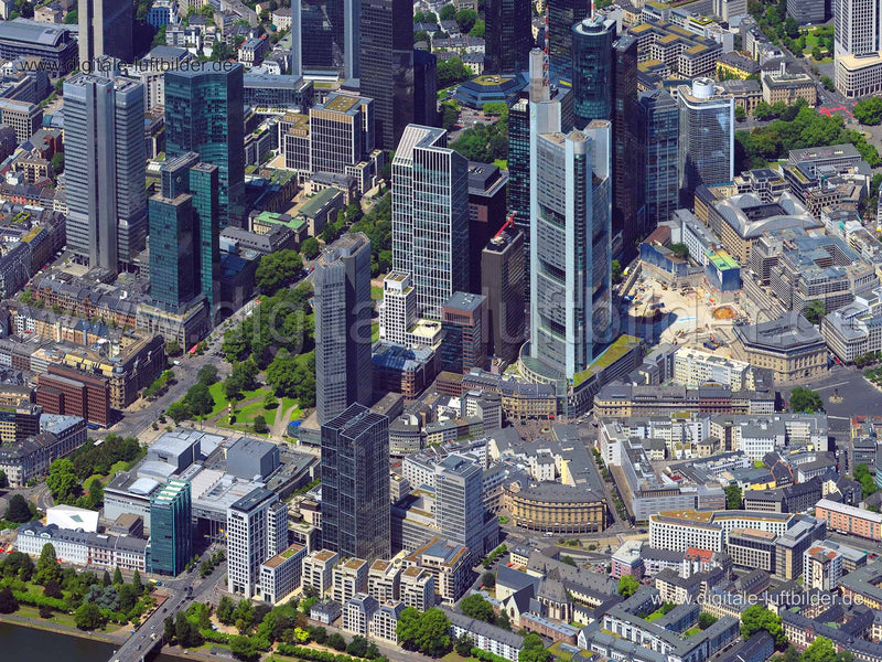 Luftaufnahme Frankfurt am Main in Frankfurt am Main | Darmstadt, Hessen
