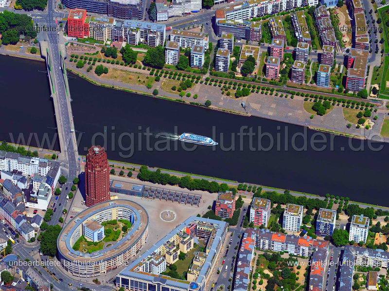 Luftaufnahme Frankfurt am Main in Frankfurt am Main | Darmstadt, Hessen