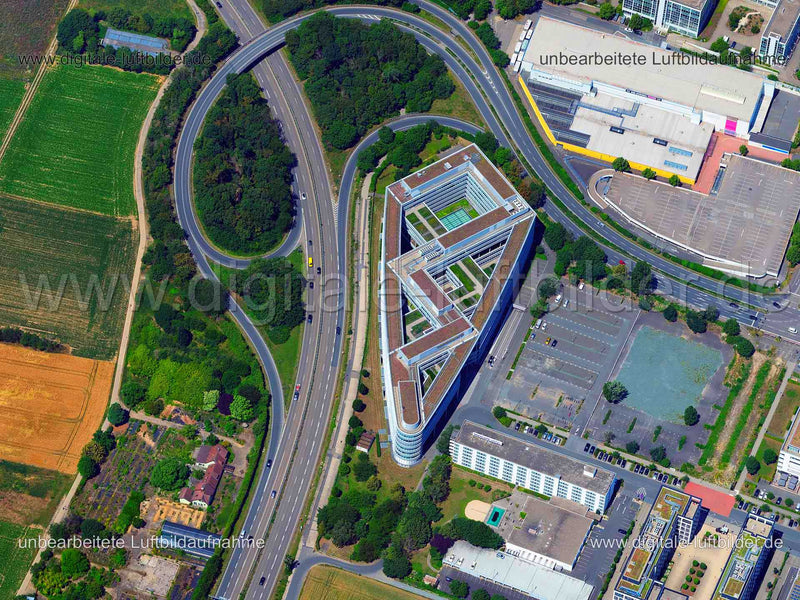 Luftaufnahme Frankfurt am Main in Frankfurt am Main | Darmstadt, Hessen